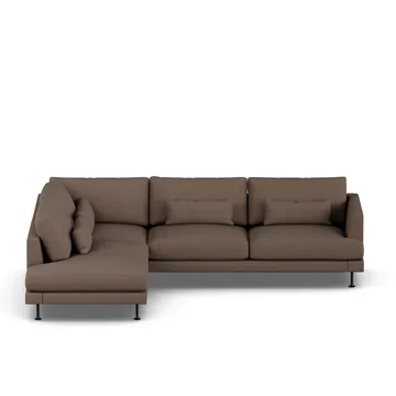 Bredhult Sofa - Jump Brown 1955-Schwarzer Stahl, 3-sitzig A2 - 1898