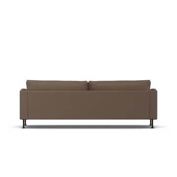 Bredhult Sofa - Jump Brown 1955-Schwarzer Stahl, 3-sitzig - 1898