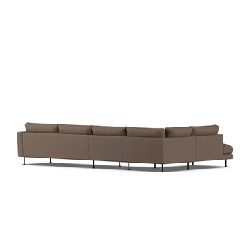 Bredhult Sofa - Jump Brown 1955-Schwarzer Stahl, 4-sitzig B2 - 1898