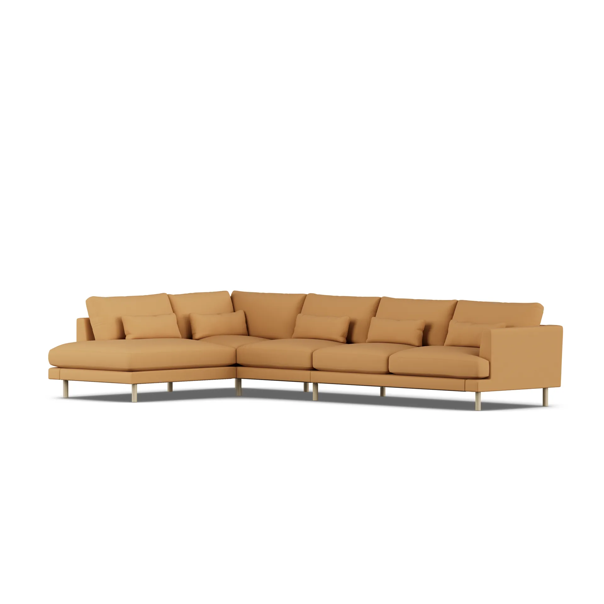 Bredhult Sofa, Jump Honey 1959-Eiche weiß geölt, 4-sitzig B2 1898