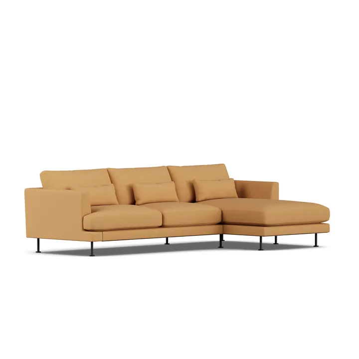Bredhult Sofa - Jump Honey 1959-Schwarzer Stahl, 2,5-sitzig C1 - 1898