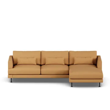 Bredhult Sofa - Jump Honey 1959-Schwarzer Stahl, 2,5-sitzig C1 - 1898