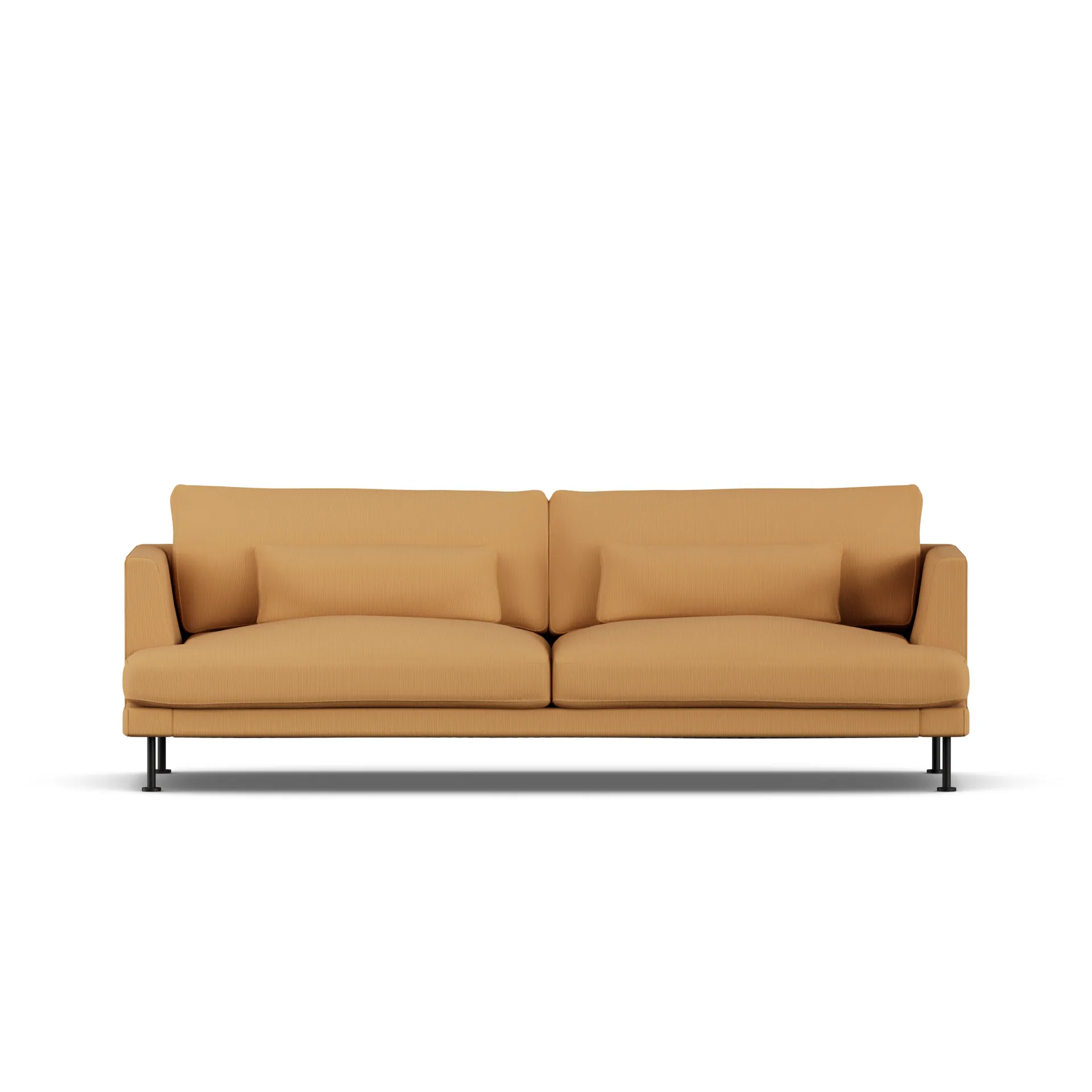 Bredhult Sofa, Jump Honey 1959-Schwarzer Stahl, 3-sitzig 1898