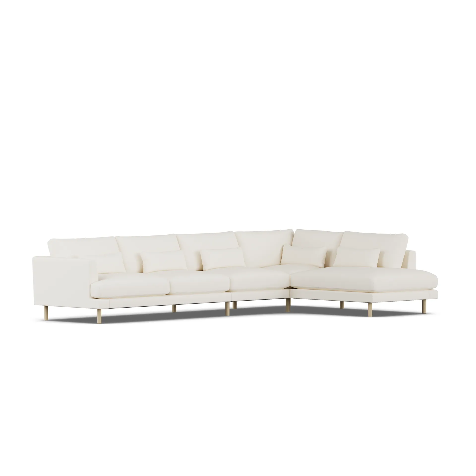 Bredhult Sofa, Jump Off White 1954-Eiche weiß geölt, 4-sitzig B1 1898