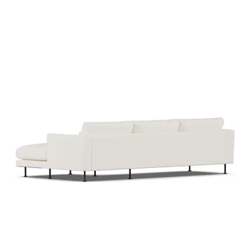 Bredhult Sofa - Jump Off White 1954-Schwarzer Stahl, 2,5-sitzig C1 - 1898