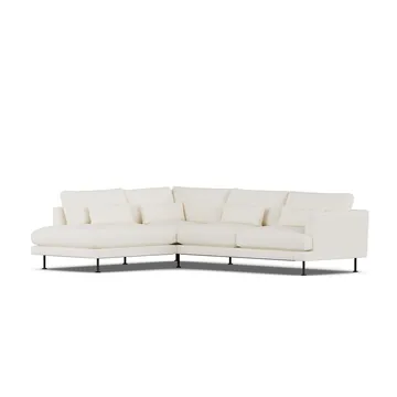 Bredhult Sofa - Jump Off White 1954-Schwarzer Stahl, 3-sitzig A2 - 1898