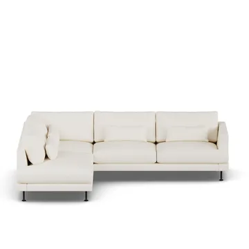Bredhult Sofa - Jump Off White 1954-Schwarzer Stahl, 3-sitzig A2 - 1898