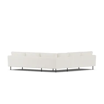 Bredhult Sofa - Jump Off White 1954-Schwarzer Stahl, Ecksofa F - 1898