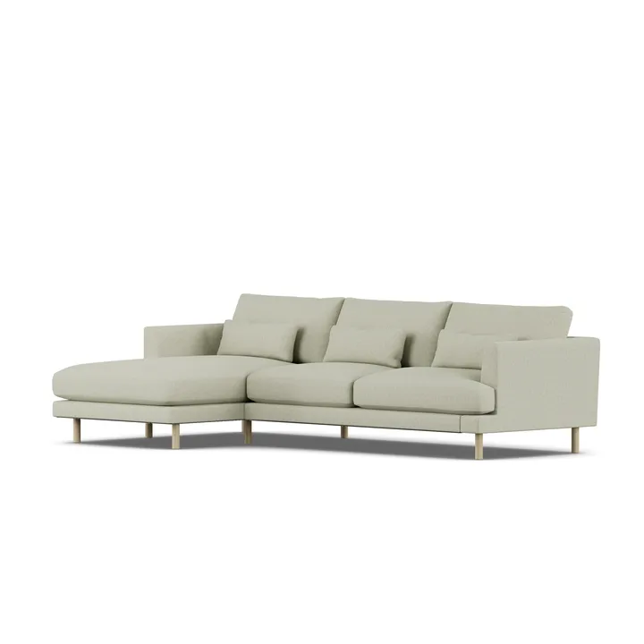 Bredhult Sofa - Luiza Beige 3981-Eiche weiß geölt, 2,5-sitzig C2 - 1898