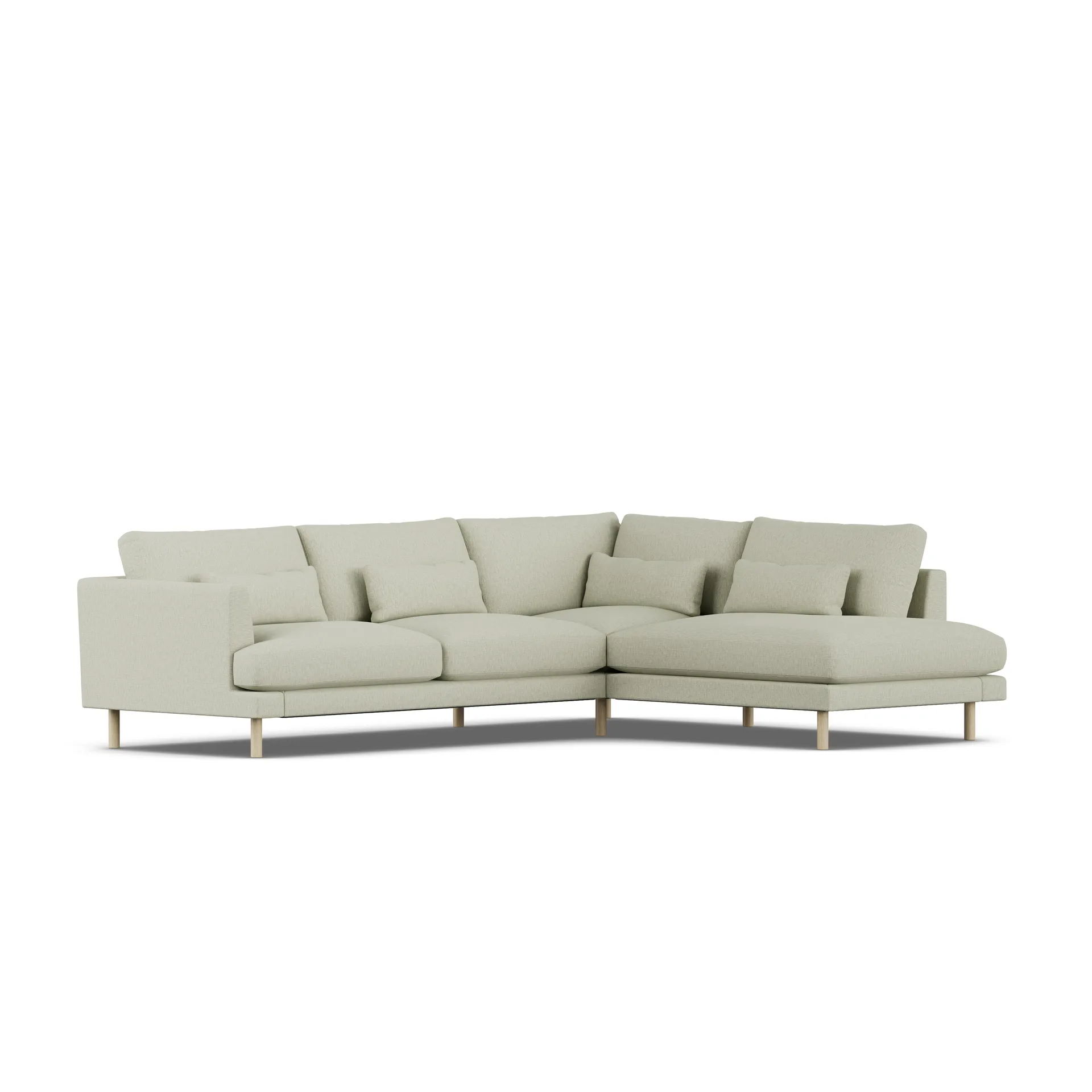 Bredhult Sofa, Luiza Beige 3981-Eiche weiß geölt, 3-sitzig A1 1898