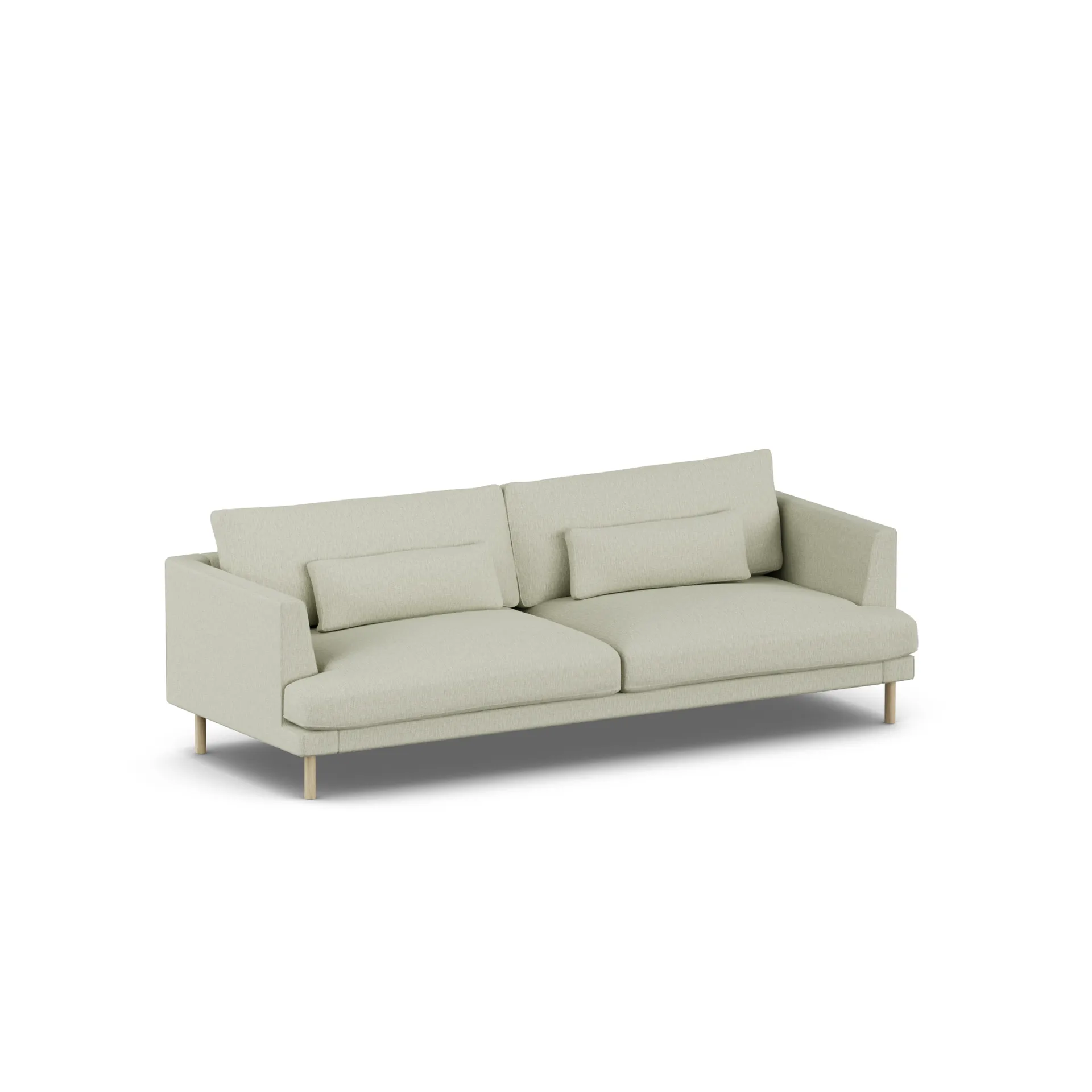 Bredhult Sofa, Luiza Beige 3981-Eiche weiß geölt, 3-sitzig 1898