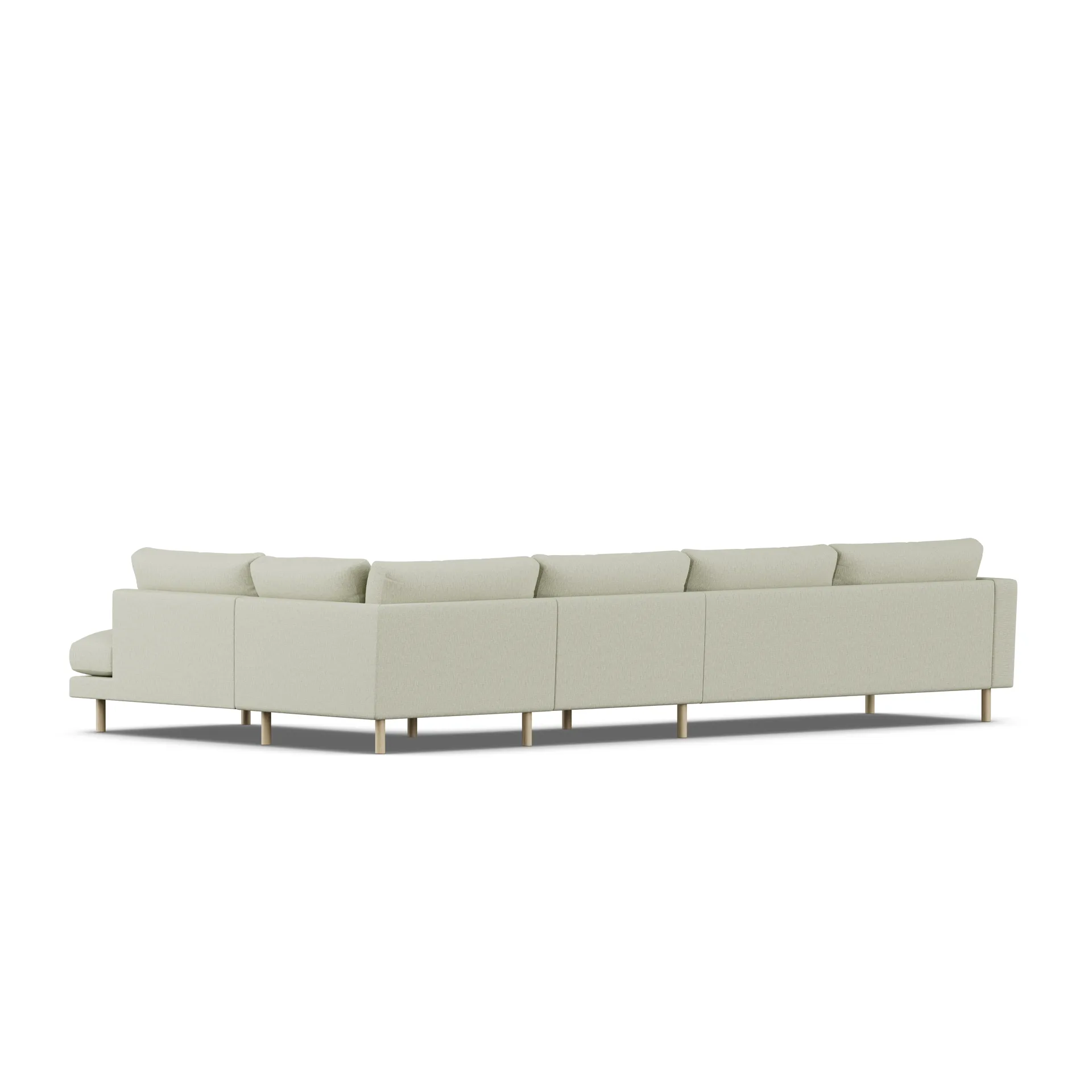 Bredhult Sofa, Luiza Beige 3981-Eiche weiß geölt, 4-sitzig B1 1898