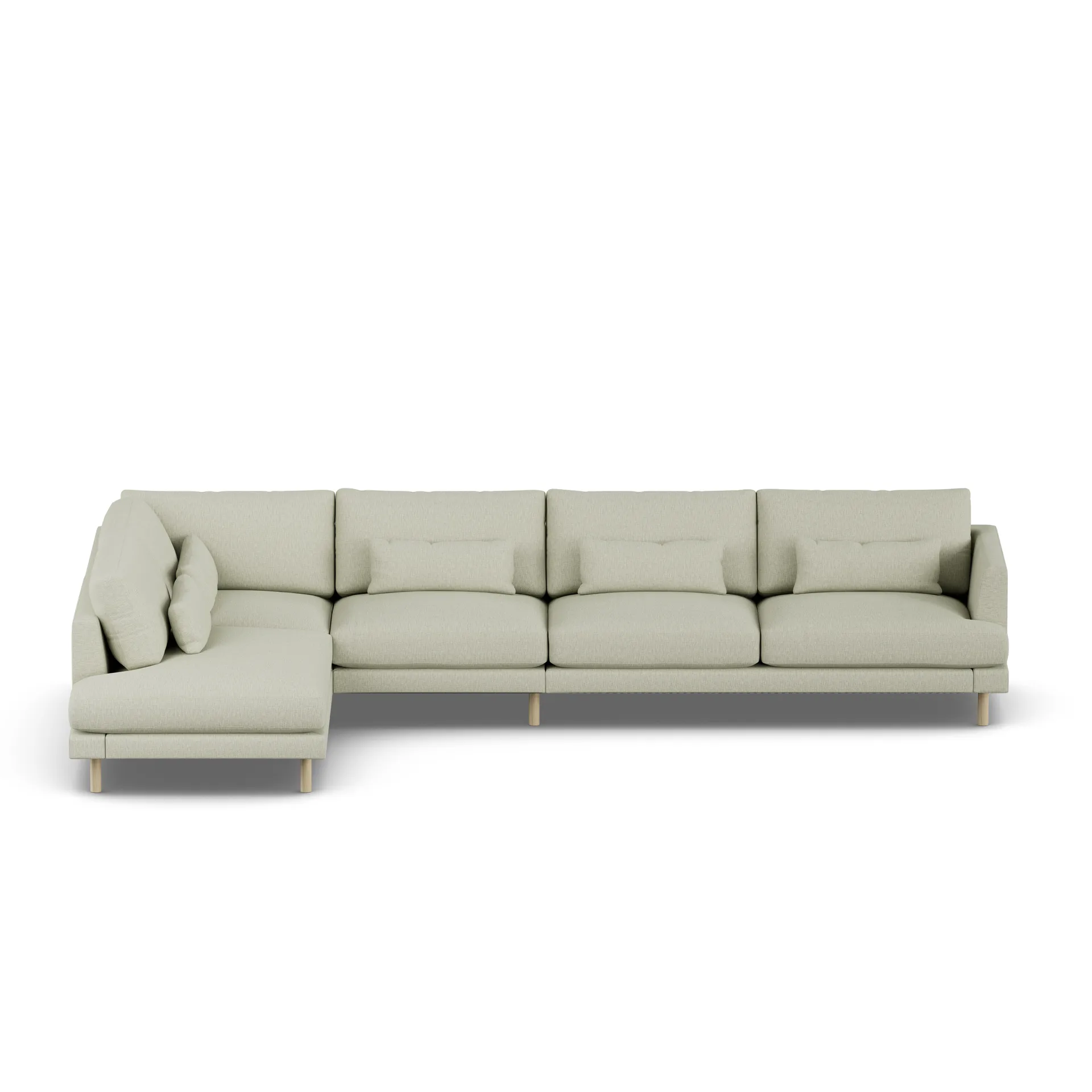 Bredhult Sofa, Luiza Beige 3981-Eiche weiß geölt, 4-sitzig B2 1898