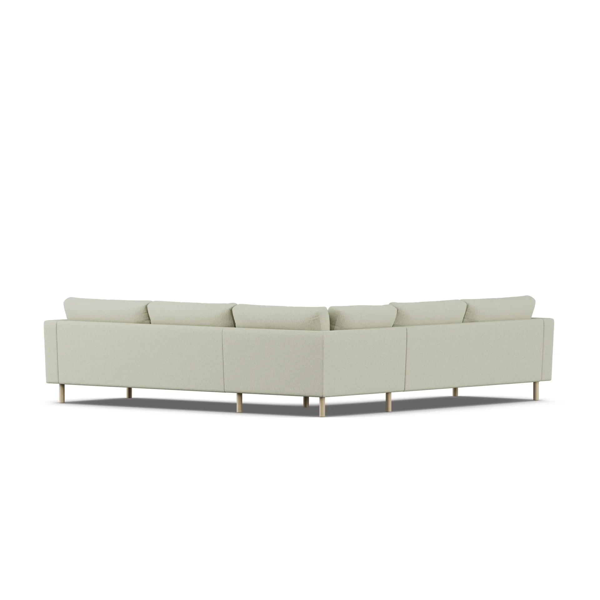 Bredhult Sofa, Luiza Beige 3981-Eiche weiß geölt, Ecksofa F 1898