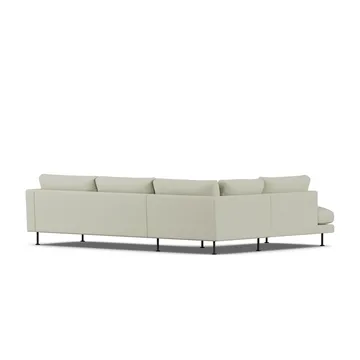 Bredhult Sofa - Luiza Beige 3981-Schwarzer Stahl, 3-sitzig A2 - 1898