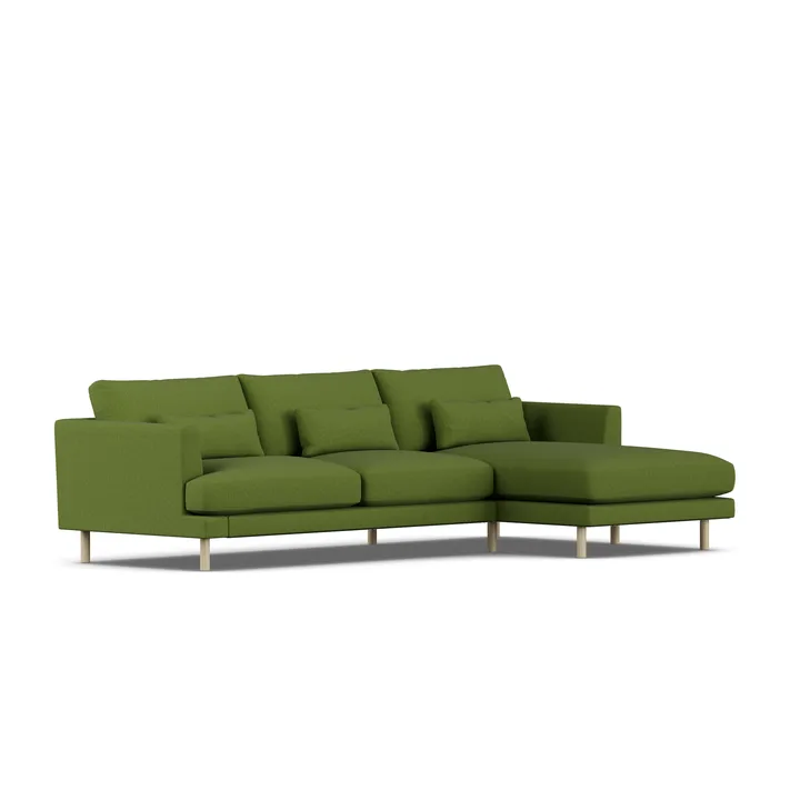 Bredhult Sofa - Luiza Green 3975-Eiche weiß geölt, 2,5-sitzig C1 - 1898
