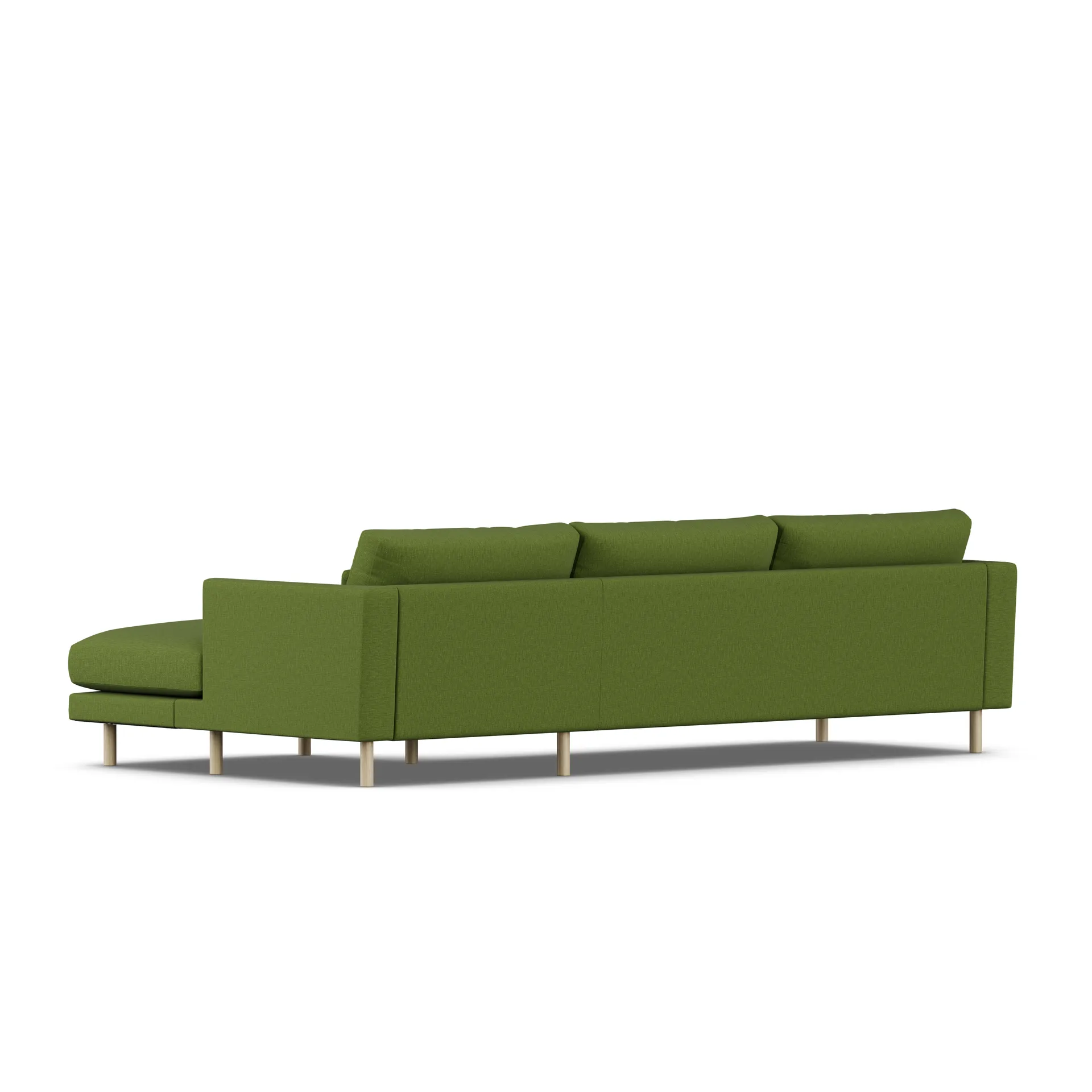 Bredhult Sofa, Luiza Green 3975-Eiche weiß geölt, 2,5-sitzig C1 1898