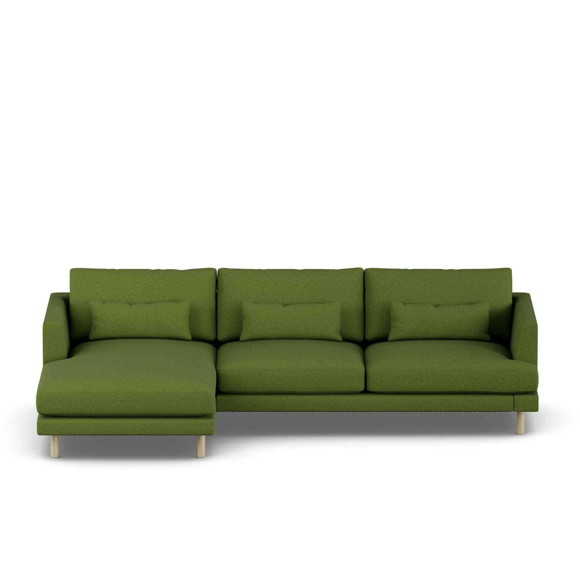 Bredhult Sofa, Luiza Green 3975-Eiche weiß geölt, 2,5-sitzig C2 1898