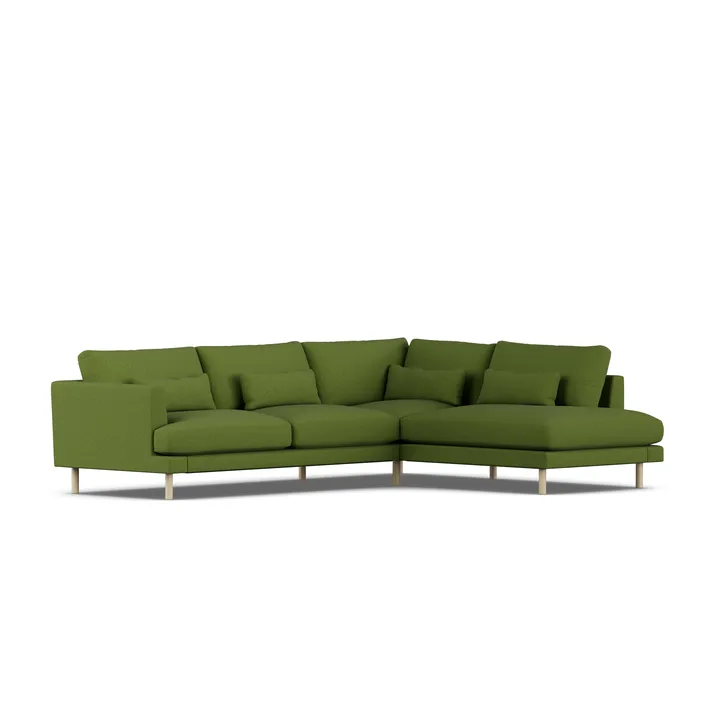 Bredhult Sofa - Luiza Green 3975-Eiche weiß geölt, 3-sitzig A1 - 1898