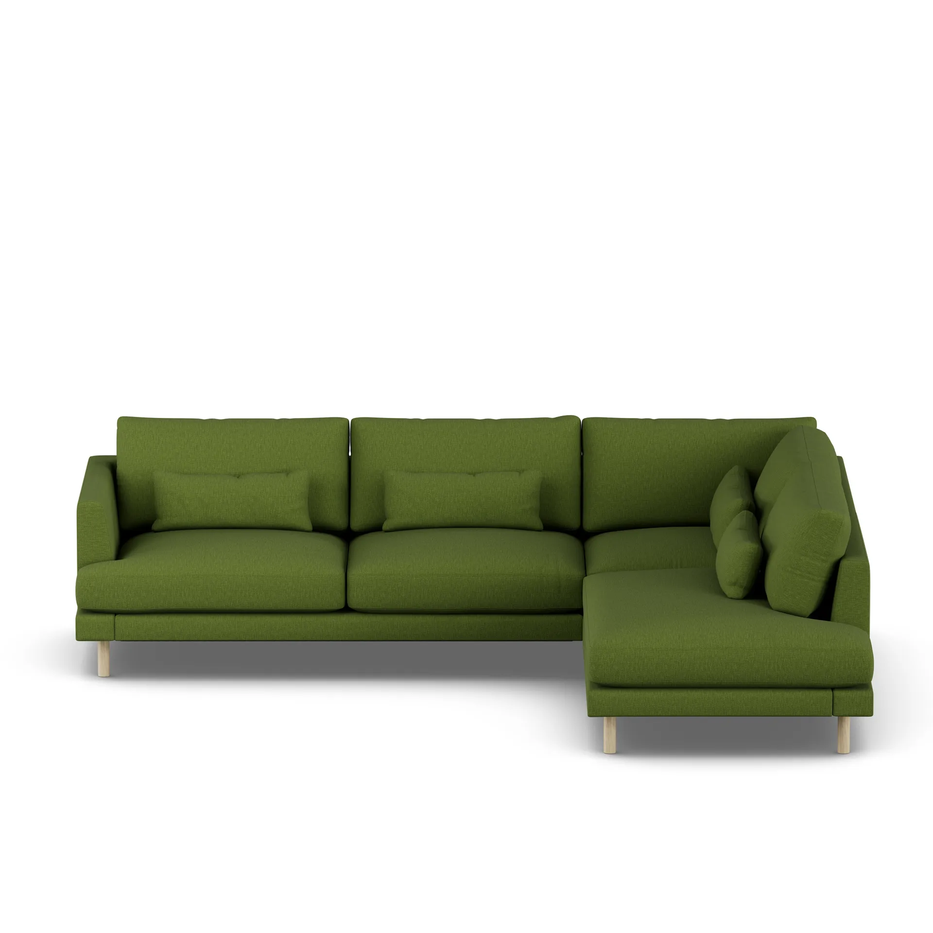 Bredhult Sofa, Luiza Green 3975-Eiche weiß geölt, 3-sitzig A1 1898