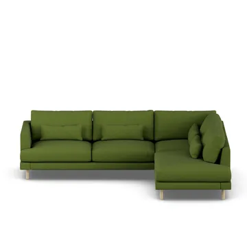 Bredhult Sofa - Luiza Green 3975-Eiche weiß geölt, 3-sitzig A1 - 1898