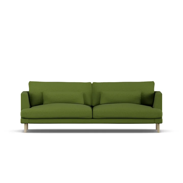 Bredhult Sofa - Luiza Green 3975-Eiche weiß geölt, 3-sitzig - 1898