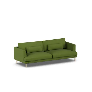 Bredhult Sofa - Luiza Green 3975-Eiche weiß geölt, 3-sitzig - 1898