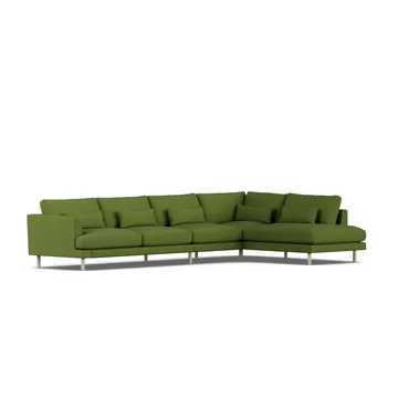 Bredhult Sofa - Luiza Green 3975-Eiche weiß geölt, 4-sitzig B1 - 1898