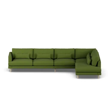 Bredhult Sofa - Luiza Green 3975-Eiche weiß geölt, 4-sitzig B1 - 1898