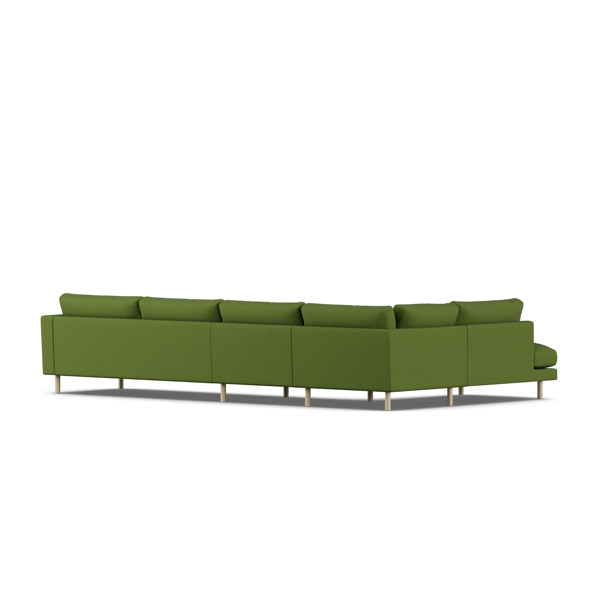 Bredhult Sofa, Luiza Green 3975-Eiche weiß geölt, 4-sitzig B2 1898