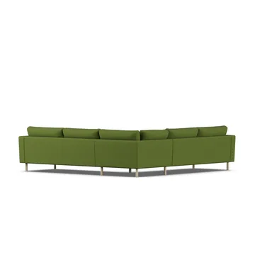 Bredhult Sofa - Luiza Green 3975-Eiche weiß geölt, Ecksofa F - 1898