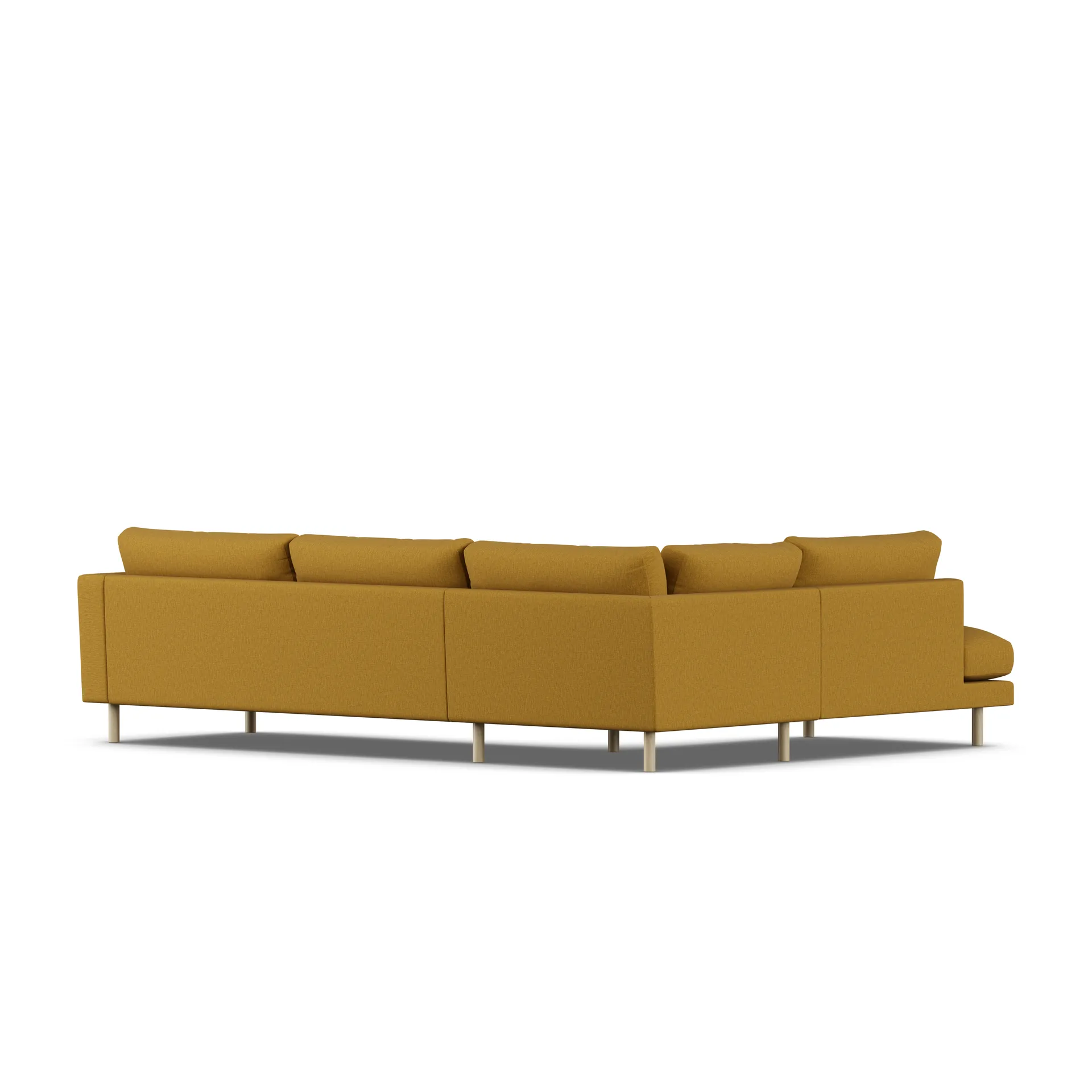 Bredhult Sofa, Luiza Mustard 3972-Eiche weiß geölt, 3-sitzig A2 1898