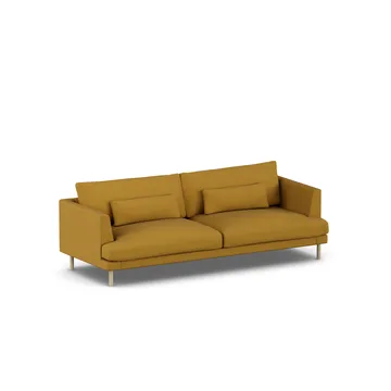 Bredhult Sofa - Luiza Mustard 3972-Eiche weiß geölt, 3-sitzig - 1898
