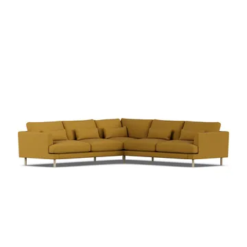 Bredhult Sofa - Luiza Mustard 3972-Eiche weiß geölt, Ecksofa F - 1898