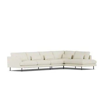 Bredhult Sofa - Oslo Nature 1540-Schwarzer Stahl, 4-sitzig B1 - 1898