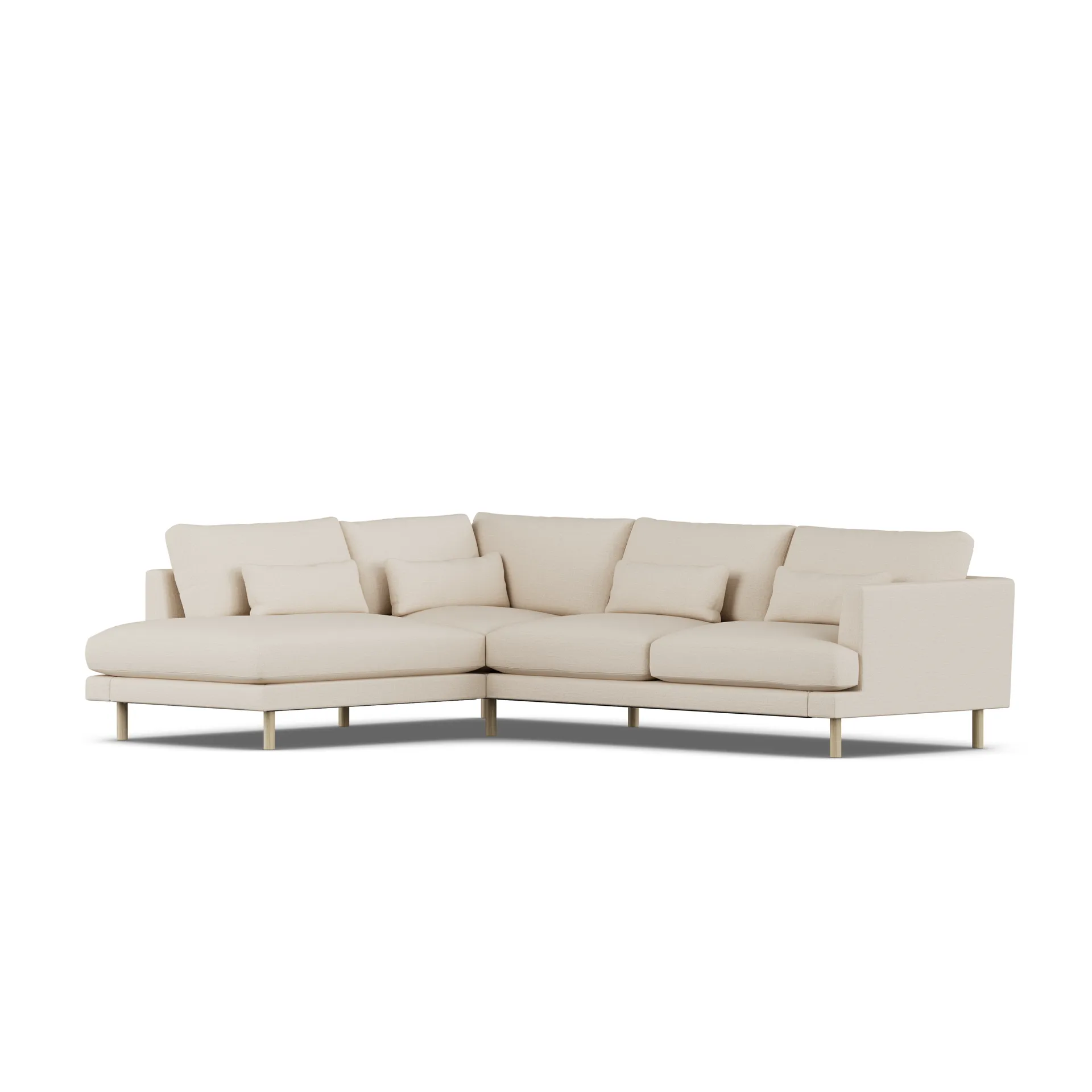 Bredhult Sofa, Same Beige 6670-Eiche weiß geölt, 3-sitzig A2 1898