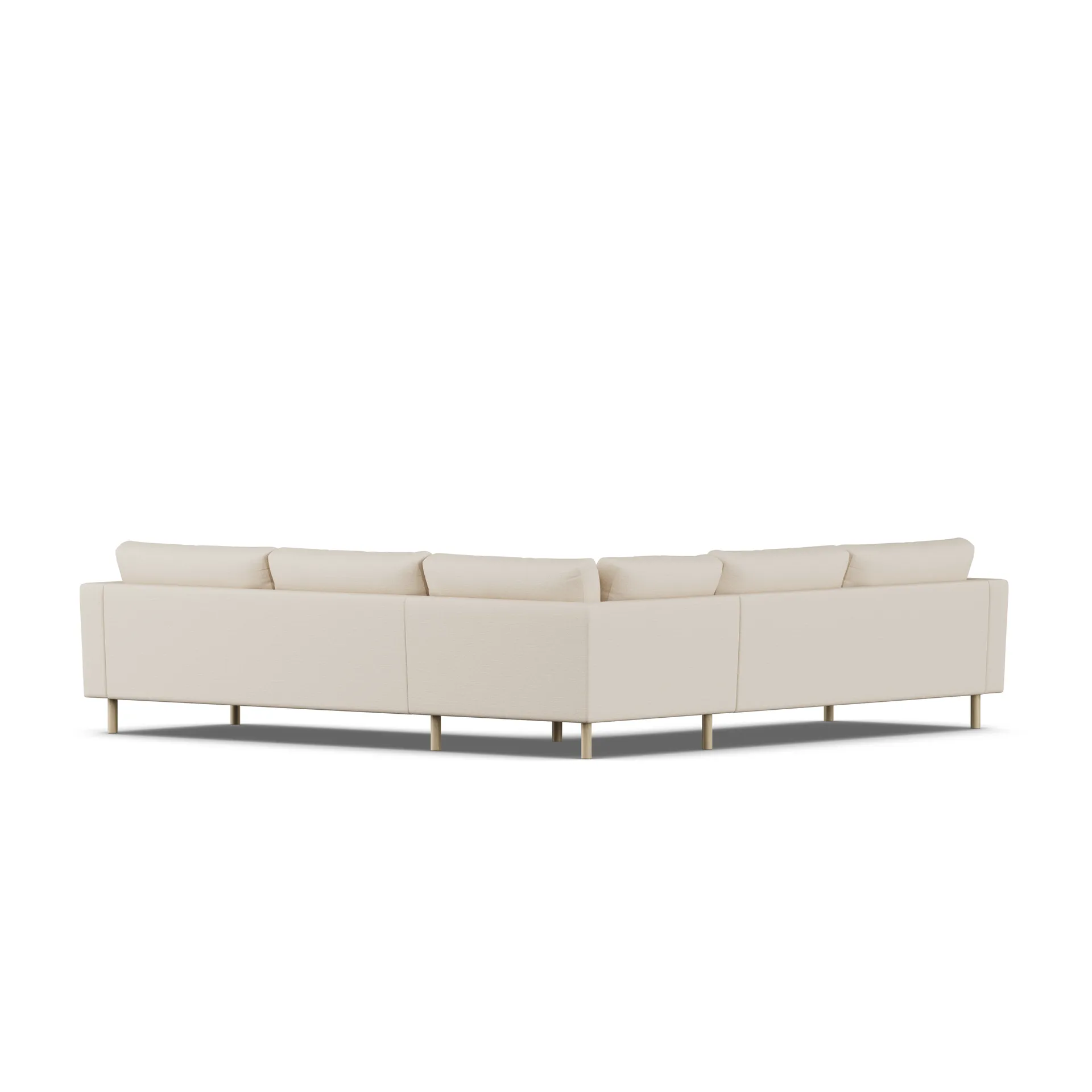 Bredhult Sofa, Same Beige 6670-Eiche weiß geölt, Ecksofa F 1898