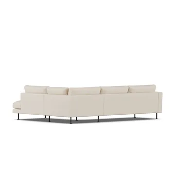 Bredhult Sofa - Same Beige 6670-Schwarzer Stahl, 3-sitzig A1 - 1898