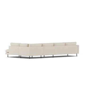 Bredhult Sofa - Same Beige 6670-Schwarzer Stahl, 4-sitzig B1 - 1898