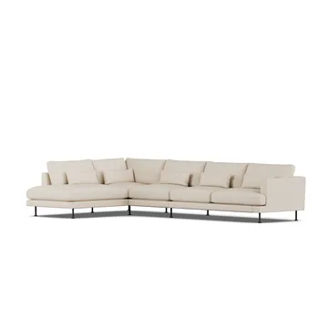 Bredhult Sofa - Same Beige 6670-Schwarzer Stahl, 4-sitzig B2 - 1898