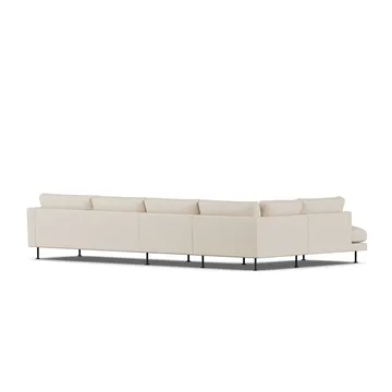 Bredhult Sofa - Same Beige 6670-Schwarzer Stahl, 4-sitzig B2 - 1898