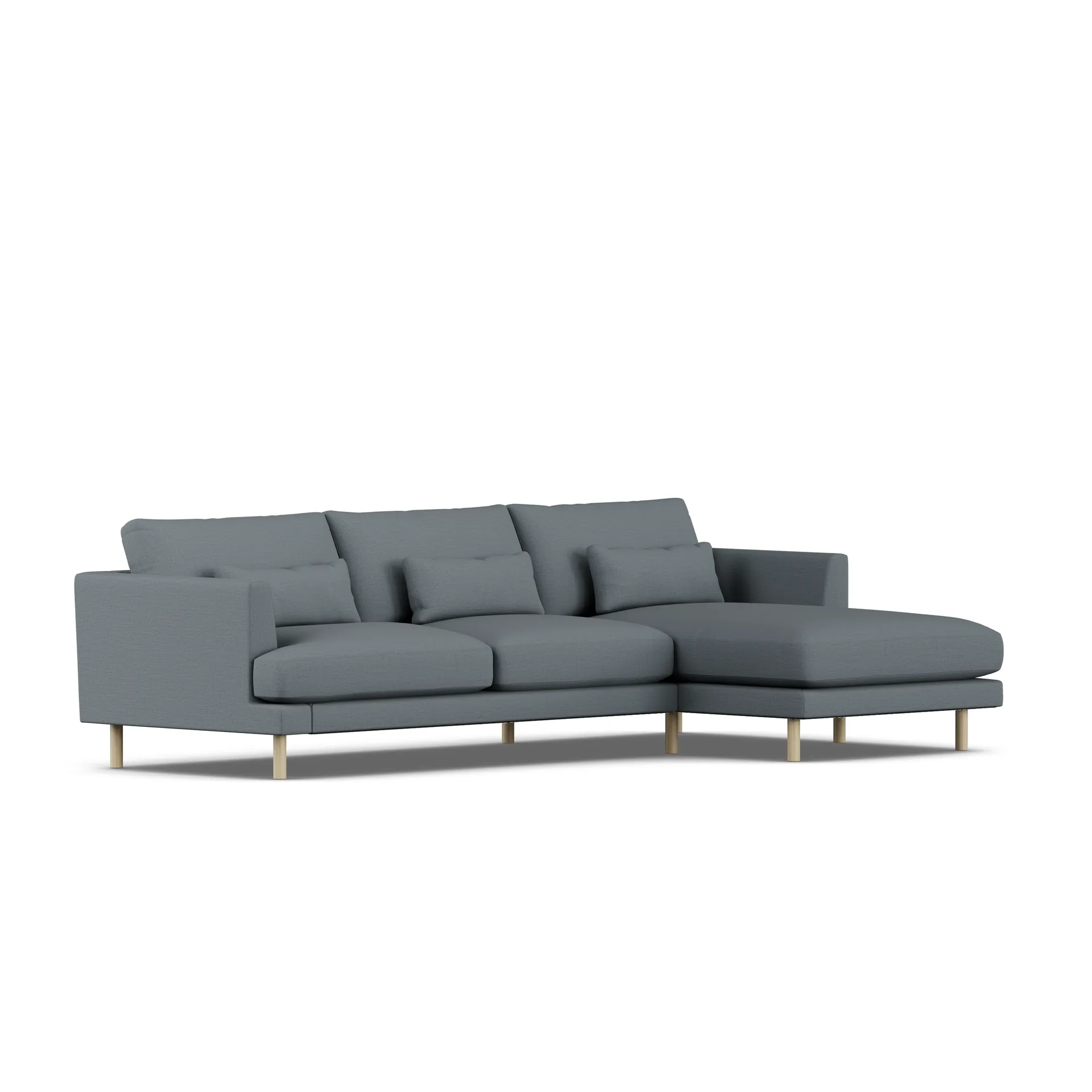 Bredhult Sofa, Same Blue 6678-Eiche weiß geölt, 2,5-sitzig C1 1898