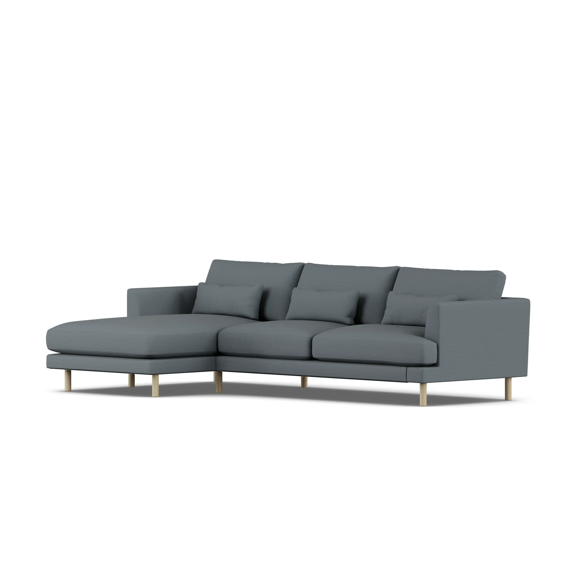 Bredhult Sofa, Same Blue 6678-Eiche weiß geölt, 2,5-sitzig C2 1898