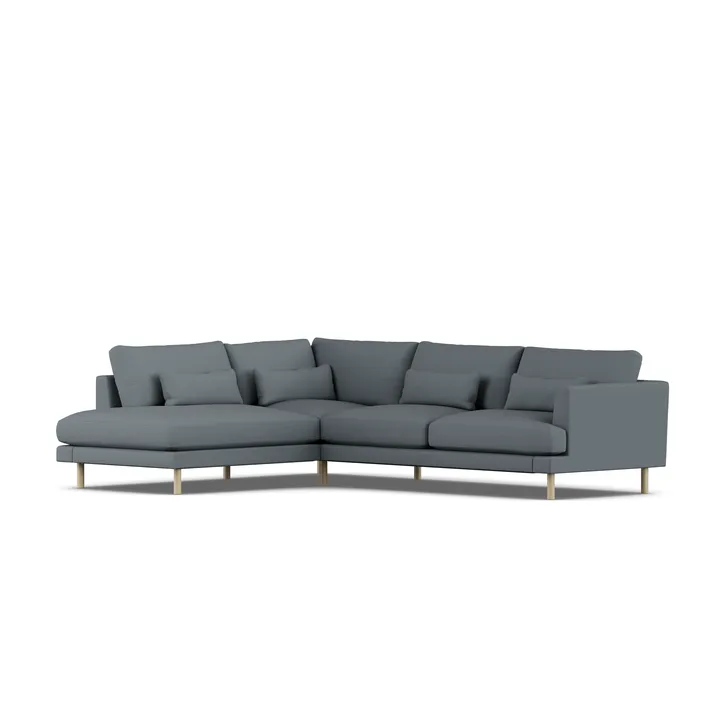 Bredhult Sofa - Same Blue 6678-Eiche weiß geölt, 3-sitzig A2 - 1898