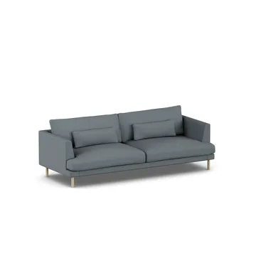 Bredhult Sofa - Same Blue 6678-Eiche weiß geölt, 3-sitzig - 1898