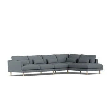 Bredhult Sofa - Same Blue 6678-Eiche weiß geölt, 4-sitzig B1 - 1898