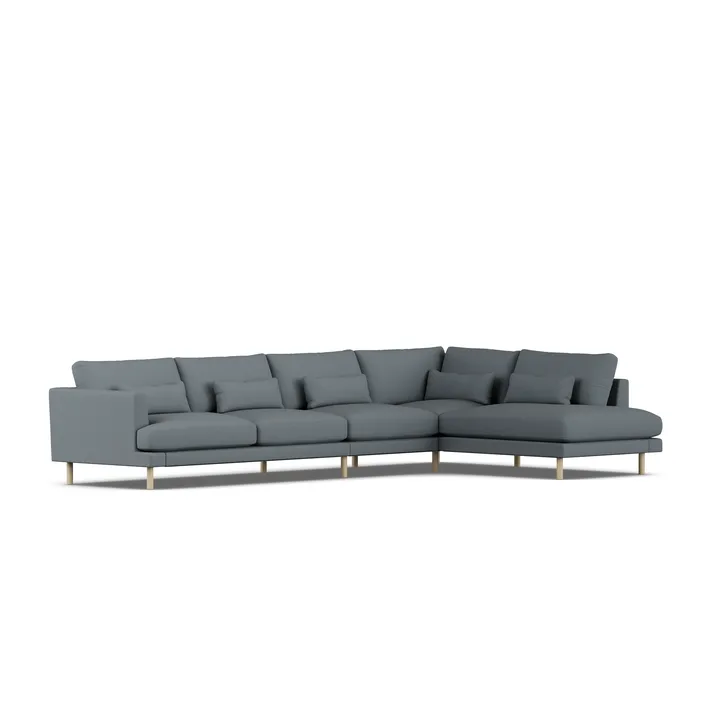 Bredhult Sofa - Same Blue 6678-Eiche weiß geölt, 4-sitzig B1 - 1898