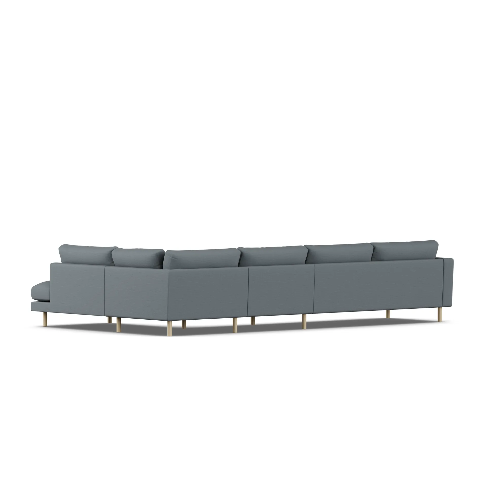 Bredhult Sofa, Same Blue 6678-Eiche weiß geölt, 4-sitzig B1 1898