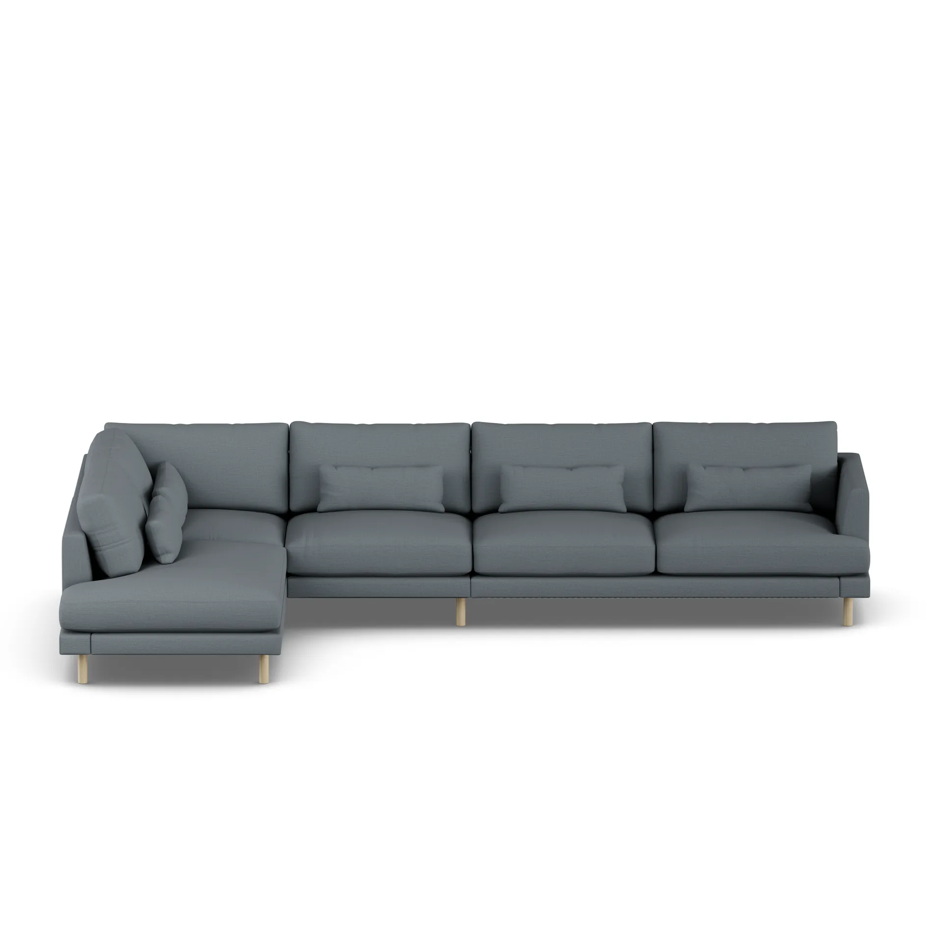 Bredhult Sofa, Same Blue 6678-Eiche weiß geölt, 4-sitzig B2 1898