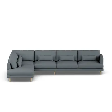 Bredhult Sofa - Same Blue 6678-Eiche weiß geölt, 4-sitzig B2 - 1898